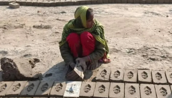 A brick kiln where the believers earn their living